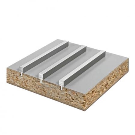 Profil Aluminiu cu punte, formă pătrată 7 mm [1]