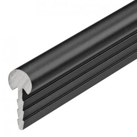 Profil de Colț - Profil Aluminiu cu punte, formă rotundă, 6.5 mm