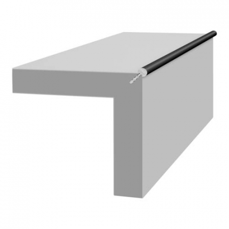 Profil Aluminiu cu punte, formă rotundă, 6.5 mm [2]