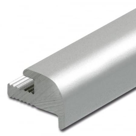 Profil de Colț - Profil Aluminiu cu punte, formă rotundă, 7.2 mm