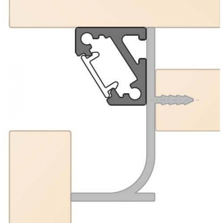 Profil aluminiu LED 45° [6]