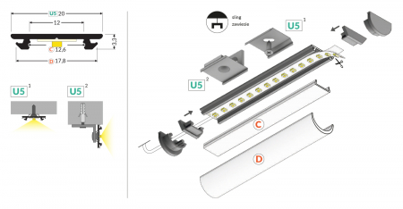 Profil LED Arc12 [9]