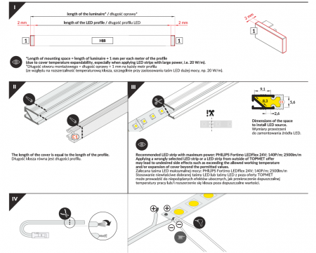 Profil LED HI8 pentru trepte [5]