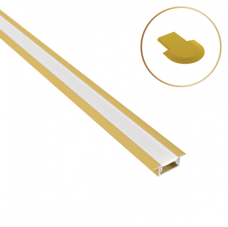 Profil LED - Profil Led INLINE Auriu 2 metri