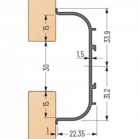 Profil mâner Gola ,,C'' Decor [2]