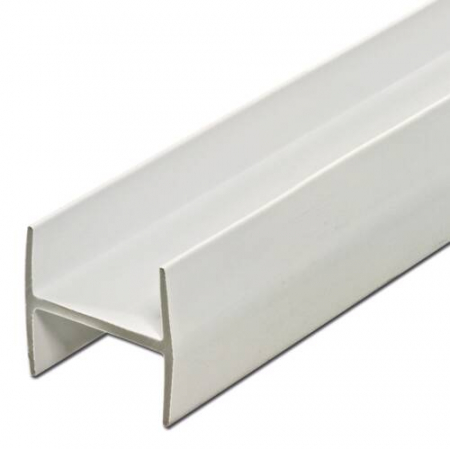 Profil de îmbinare - Profil tip "H" cu laturi egale- plastic 19 mm
