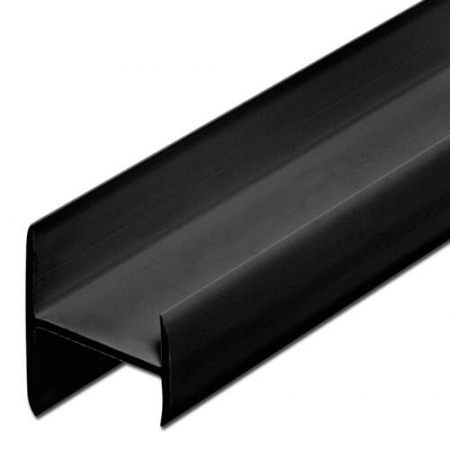 Profil de îmbinare - Profil tip "H" cu laturi inegale- plastic 16 mm