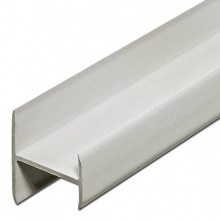 Profil de îmbinare - Profil tip "H" cu laturi inegale- plastic 16 mm