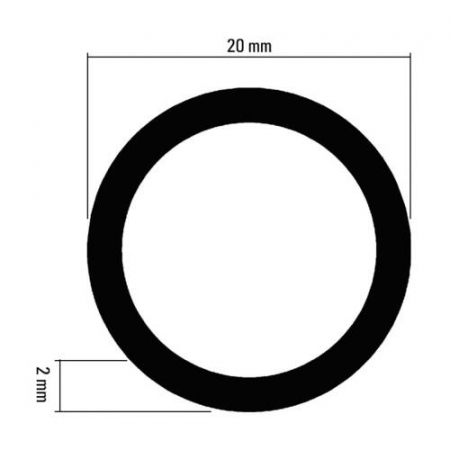 Profil Tub rotund  din aluminiu [1]