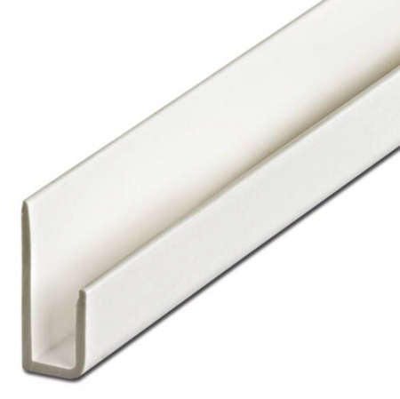 Profiluri Aluminiu - Profil tip "U" pentru perete posterior 4 mm