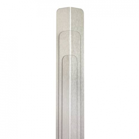 Profiluri tip "L" / Profiluri unghiulare - Profil unghiular INOX, 1,25 m – drept cu margine rotunjită