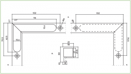  Rama cu profil îngust HH165 de la marca Furnital [3]