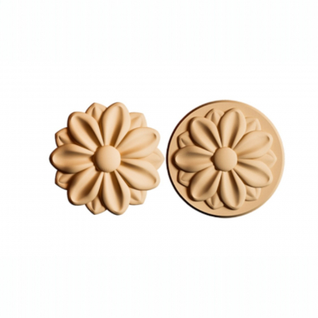 Rosette - Elemente decorative Lemn și MDF - Elemente Decorative Rosette Lemn și MDF - Modelul RZ 01*