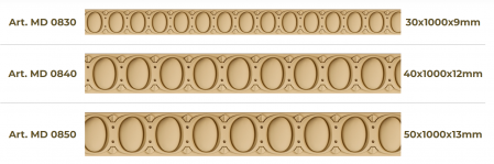 Element Decorativ Lemn și MDF Semifabricate - Modelul MD 08* [1]