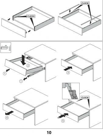 Sertar  AvanTech You laterale Metalice h 251 și Amortizare, marca Hettich [16]