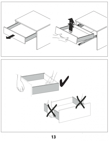 Sertar  AvanTech You laterale Metalice h 251 și Amortizare, marca Hettich [19]