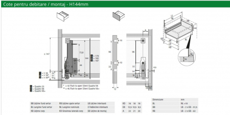 Sertar metalic InnoTech Atira H144 [1]