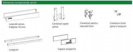 Sertar metalic InnoTech Atira H176 [2]