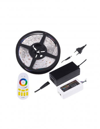 Banda LED - Set 2 - Bandă Led RGB IP20 sau IP45, controler și telecomandă