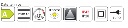 Set 2 - Bandă Led RGB IP20 sau IP45, controler și telecomandă [6]