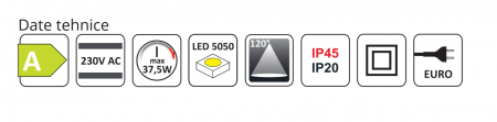 Set 3 - Bandă Led RGB IP20 sau IP45, controler și telecomandă IR [6]