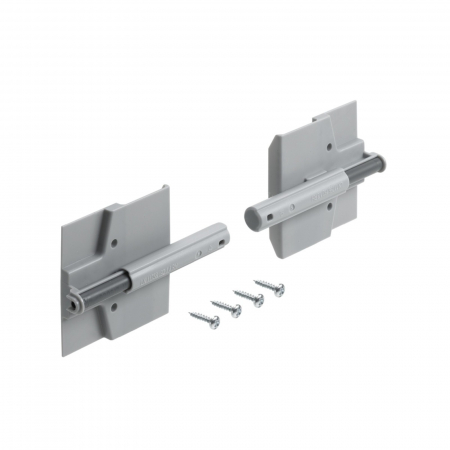 TopLine - Usi culisante aplicate - Set amortizare coliziune - 3 uși Hettich