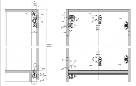 Set componente sistem  Wingline L [15]