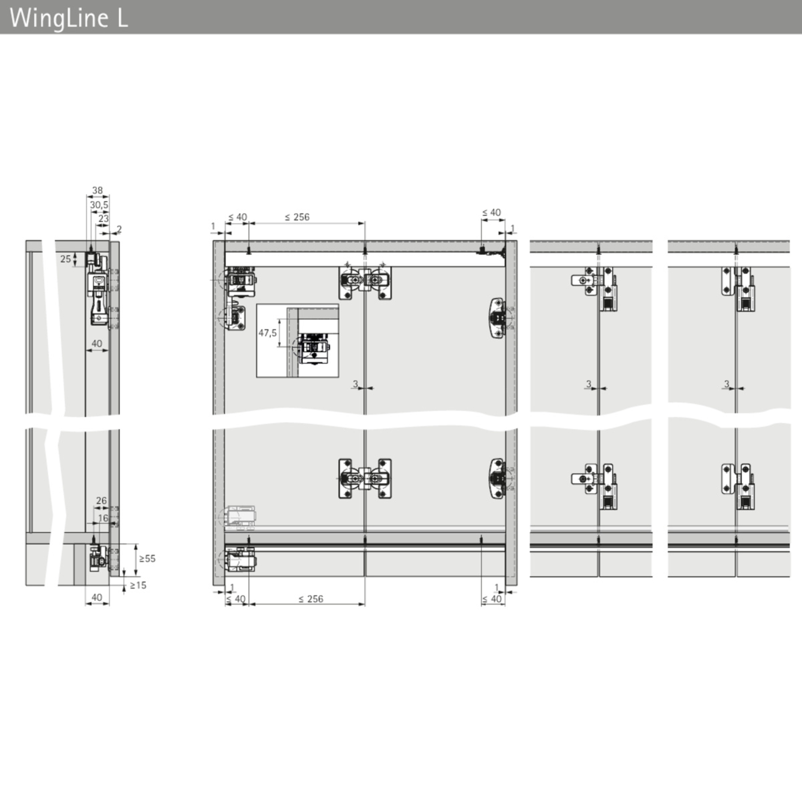 Set componente sistem  Wingline L [3]