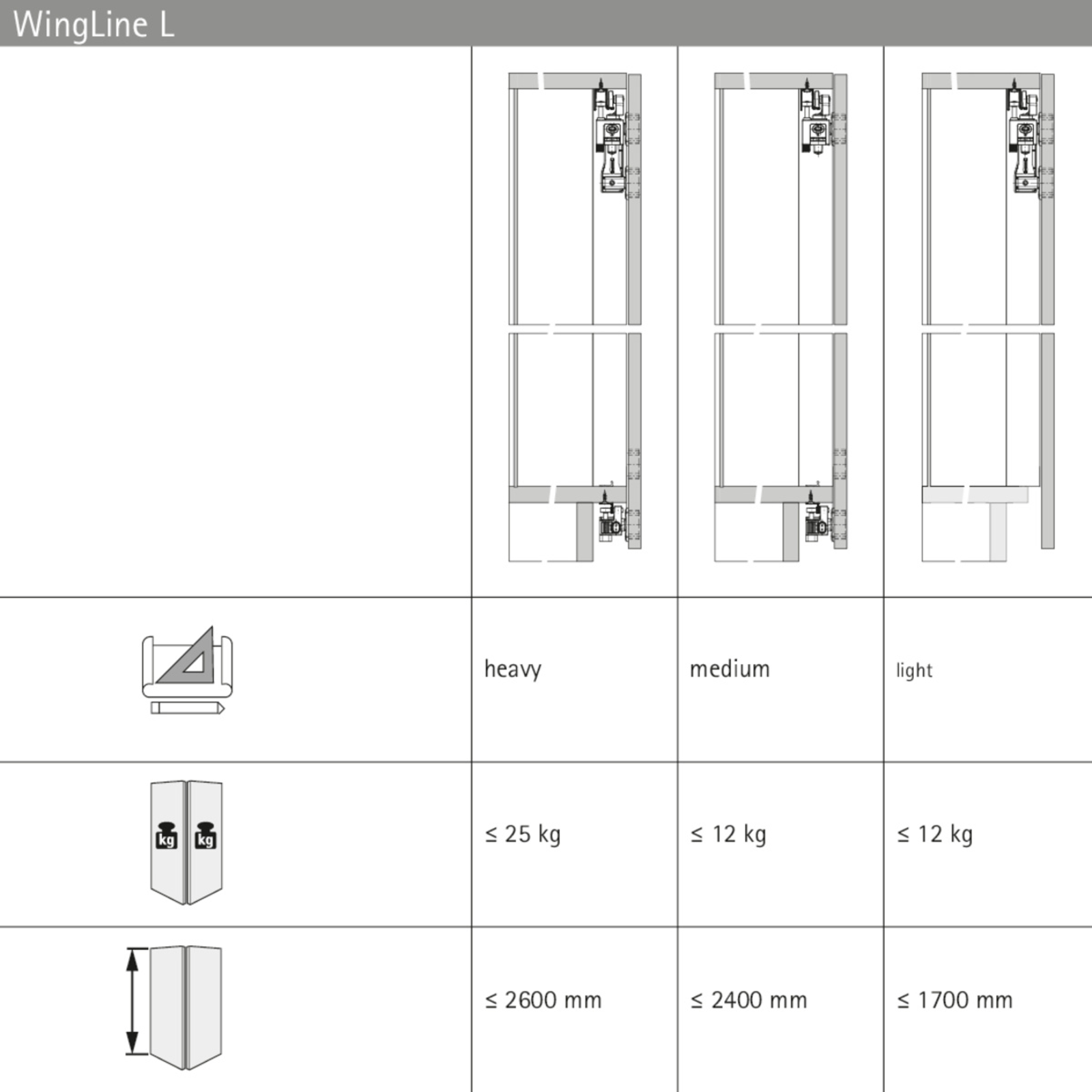 Set componente sistem  Wingline L [5]