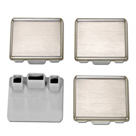 Profiluri Decorative - Set Elemente Închidere Profiluri decorative de Protecție  - 25 mm