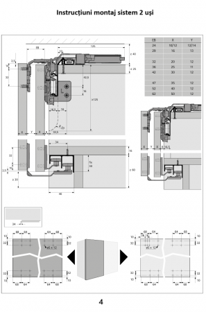 Set role (față) Topline L - 2 uși Hettich [4]