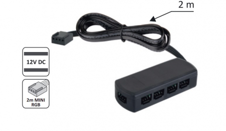 Set cu 3 spoturi Led RGB Square marca Design Light [4]
