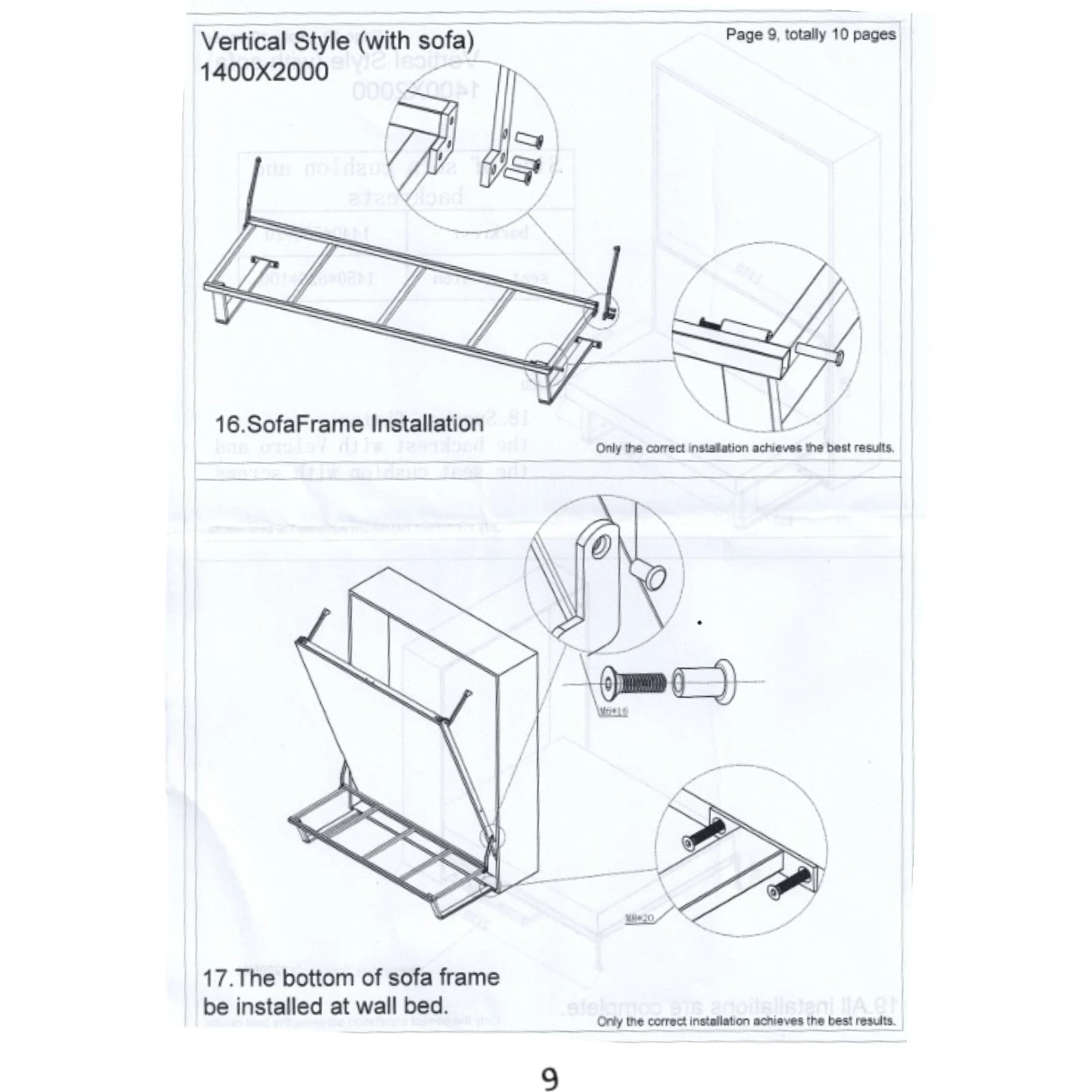 Sistem de pat rabatabil vertical, cu șezut pliabil [10]