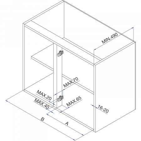 Sistem extractabil 2 coșuri ovale NUVOLA Orion Grey [3]