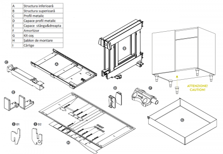 Sistem extractibil Spazio [4]