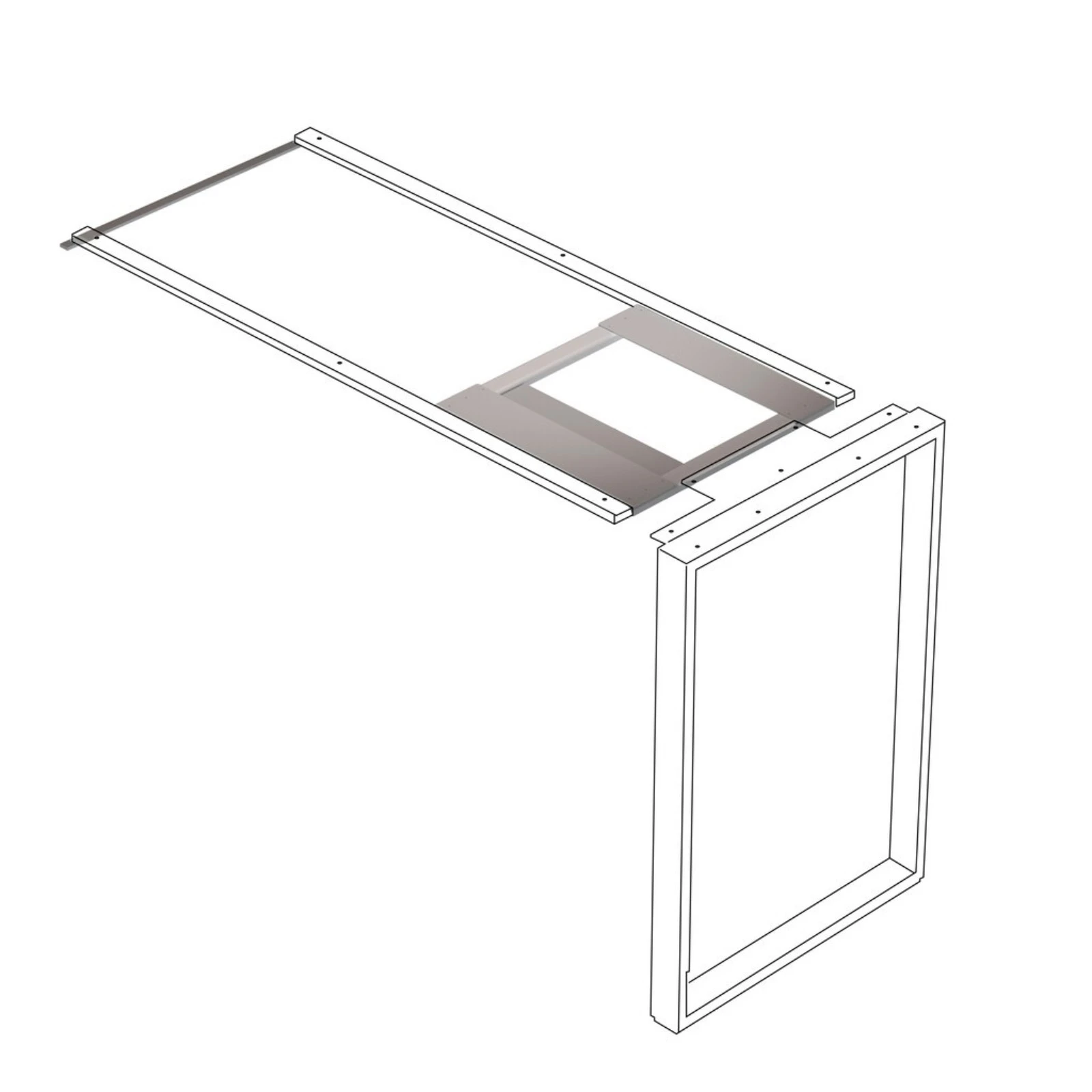 Sistem masă glisantă și rotativă Sestante 180° cu picior telescopic reglabil [3]
