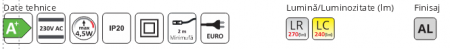 Set 3 Spoturi LED Orbit cu 16 leduri&1.5W/spot marca Design Light [4]