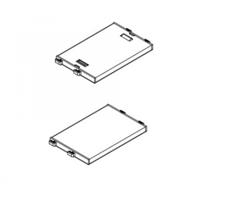 Accesorii sertare - StrongBox - Panou frontal (față) și inferior (spate)