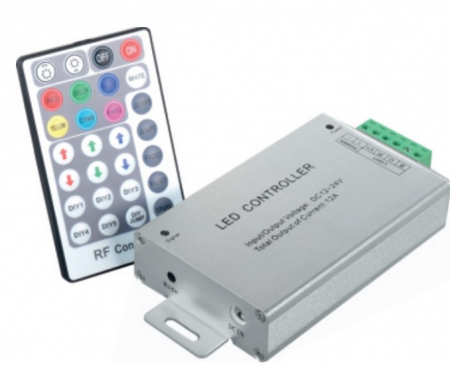Comutatoare si Controlere - Controller Led RGB cu Telecomandă RF