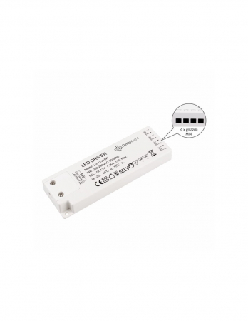Transformator 12V - 24 V - Transformator 12V 15W cu 4 mini mufe