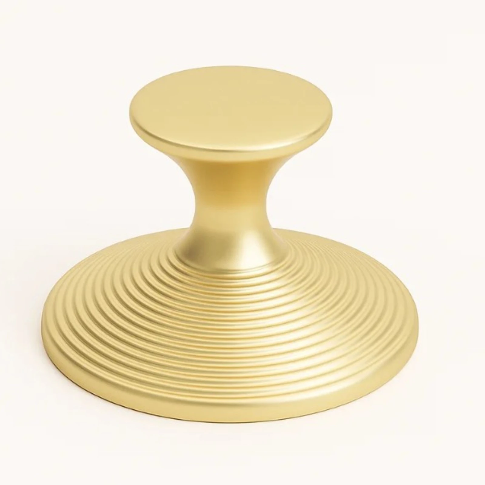 Agatatori cuier - Viena - Buton mobilier / Cuier decorativ cu bază circulară striată