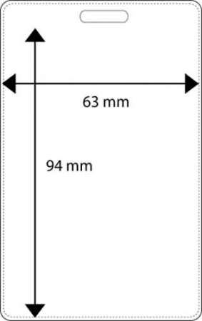Suport flexibil vertical - card acces, Transparent [0]