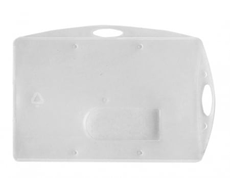 Suport rigid orizontal/vertical pentru 1 sau 2 legitimatii sau carduri de acces, CardKeep