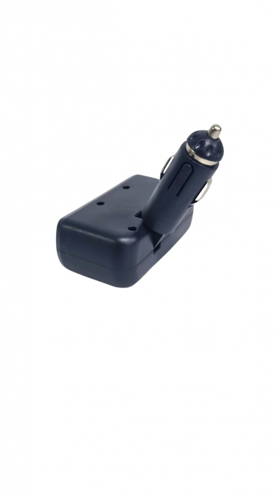 Adaptor priza auto 12V cu 2 cai + 2 USB 120W [3]