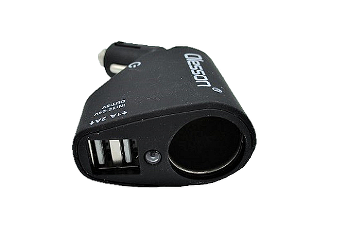 aptor bricheta auto cu 2xUSB Olesson 1351 reglabil 90 ° [3]