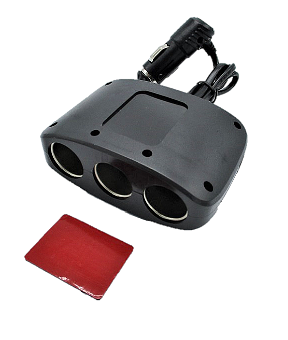 Adaptor priza auto 3 cai cu USB 100W Olesson 1635 [2]