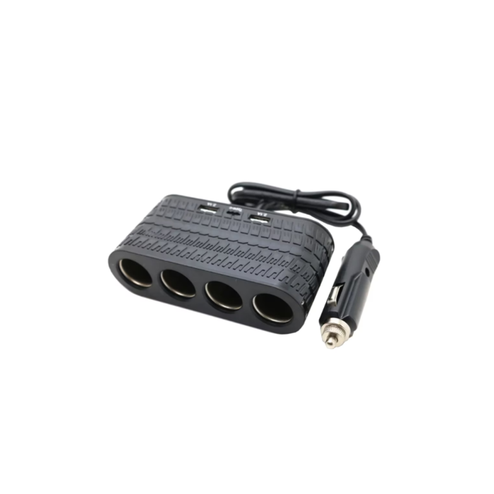 Adaptor bricheta auto 4 intrari si mufe 2xUSB, 1xType-C 120W Olesson 1654 120W [1]