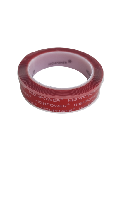Bandă Dublu Adezivă Transparentă HIGHPOWER, 24 mm x 3 m Ultra-Rezistentă [2]