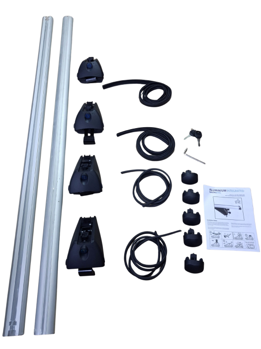 Bare Transversale Integrate Universale Aluminiu 120 cm, cu antifurt, portbagaj suplimentar [5]