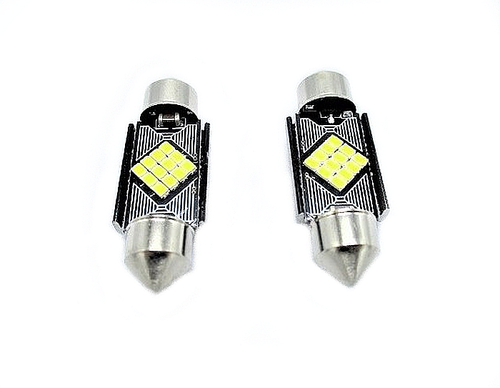 Bec Led Sofit 12 SMD Canbus 36/39 mm [2]